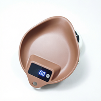 Balance de cuisine numérique portable compacte 2 kg 0,1 g avec minuterie, chargement USB Type-C, corps en ABS, pour café et herbes aromatiques