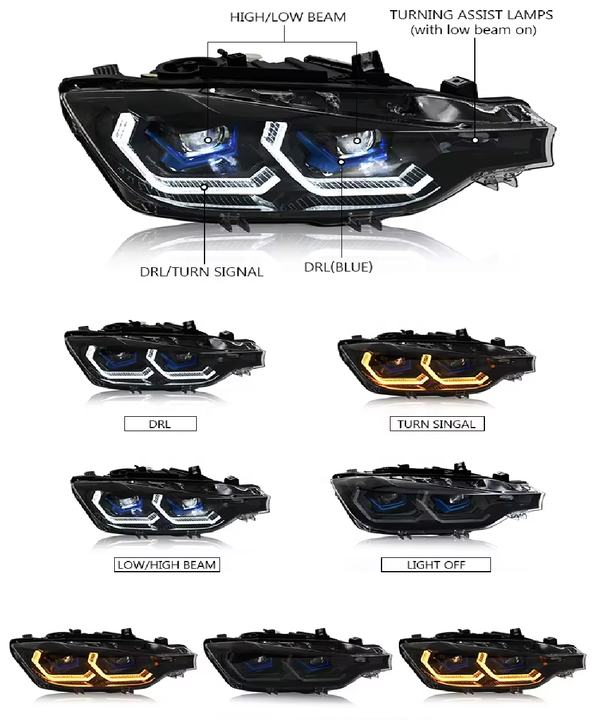 Pack LED BMW Série 3 (F30, F80) 320 i (2015 à 2018) – Pack Complet – Modèle Après 2014 main image 1
