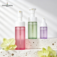 Flacon en plastique pour soins quotidiens, flacon pompe en PET pour voyage, pour savon liquide, shampoing, gel douche, emballage cosmétique, 160 ml