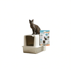 Caja de Arena para Gatos, Rectangular, 65 L, Plástico, Manual, Accesorio de Higiene Felina - Product Image 1