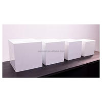 Présentoir acrylique blanc Présentoir de buffet en acrylique Présentoir cube premium Présentoir acrylique pâtisserie