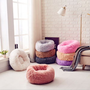 Herstellerqualität Rundes Design Warmes Bestseller Katzenbett Haustierzubehör Direkt ab Werk Preis Katzenbett - Product Image 2