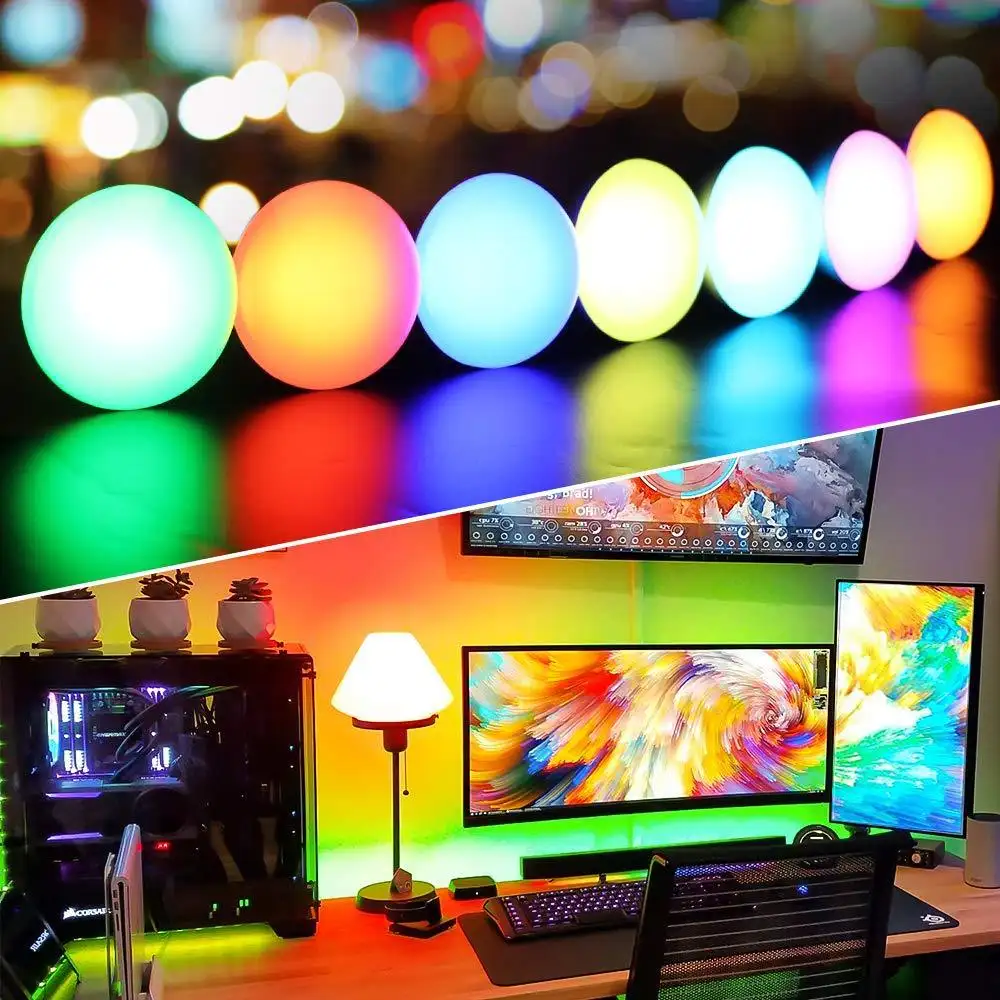 Smart Life Tuya APP-Steuerung Dimmen RGB+CW+WW LED Farbwechsel Licht WLAN