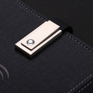 Boshiho Corporate Gifts Construction Optimum <b>A5</b> <b>Notebook</b> with 8000mAh Power Bank & Wireless Charger - Product Image 6