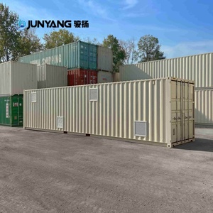 Conteneur maritime dangereux de 40 pieds High Cube à ouverture latérale avec 4 portes latérales, conteneurs à ouverture latérale à vendre - Product Image 5