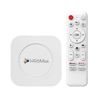 Boîtier TV Android personnalisé en usine H96 Max M1 PLUS RK3528 Quad Core Dual WiFi BT5 4G/32G ROM Décodeur TV