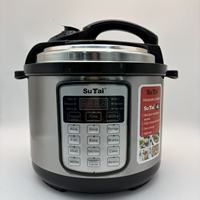 Cuisinière électrique à pression multifonctionnelle pour la maison, 1000 W, 6 L, 8 L, en acier inoxydable, avec écran LED, 14 programmes prédéfinis