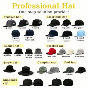 Gorras de Béisbol de Mezclilla de 5 Paneles con Plataforma Alta Personalizables, Logotipo Bordado Personalizado, Algodón Clásico, Unisex, Deportivas, Hebilla Metálica - Product Image 3