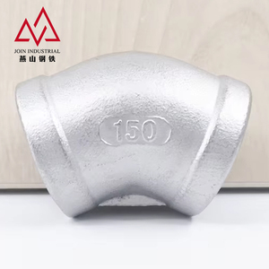Acero al Carbono/Inoxidable <span class=keywords><strong>de</strong></span> 4/6 Pulgadas, Pulido, Clase 6000, Resistente al Calor 45 °   Codo Roscado Hembra <span class=keywords><strong>para</strong></span> Uso Industrial - Product Image 3