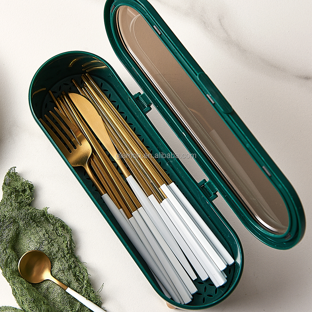 Range Couverts, Plateau d'Ustensiles Extensible pour Tiroir, Organisateur de Tiroir Réglable pour la Cuisine, Paquet de 2, Noir - Maison