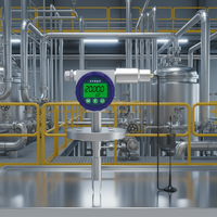 Clouds YMF886 Sonomètre en acier inoxydable 4G NB-IoT LoRa résistant aux produits chimiques, précision 0,001 g/cm pour acides et alcalis