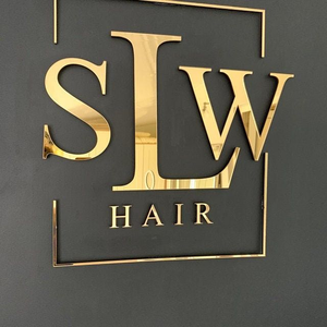 3D logo thư ký laser cắt Acrylic chữ kinh doanh Spa vẻ đẹp dấu hiệu và tiếp nhận dấu hiệu vàng gương 3D kim loại thư - Product Image 2