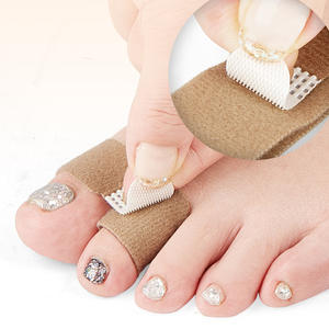 Attelles d'orteil cassées enveloppes <span class=keywords><strong>pour</strong></span> votre gros orteil séparateur d'orteils bandages rembourrés protecteurs de doigts lisseur - Product Image 2