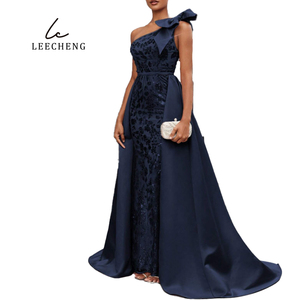 Splendido abito con perline a tracolla abito da sera formale da <span class=keywords><strong>donna</strong></span> elegante abito da sposa palla adatto <span class=keywords><strong>per</strong></span> <span class=keywords><strong>la</strong></span> <span class=keywords><strong>laurea</strong></span> - Product Image 2