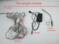 Lumière permanente de décoration de noël Rgbw Ucs2904, éclairage Permanent de maison Led