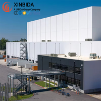 Structure en acier de stockage industriel Q355B avec certification CWB et système de revêtement en PU pour entrepôt logistique, atelier, entrepôt frigorifique