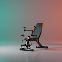 Banc de musculation multifonctionnel Lingxi, pliable, en PU, réglable, assistant pour les sit-ups, design ergonomique, unisexe