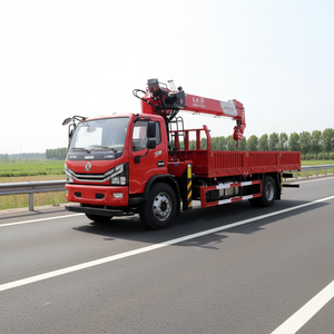 Gru Montata su <span class=keywords><strong>Camion</strong></span> 4x2 da 8 Tonnellate con Braccio Telescopico a 4 Sezioni per Sollevamento e Movimentazione <span class=keywords><strong>in</strong></span> <span class=keywords><strong>Cantiere</strong></span> - Product Image 2