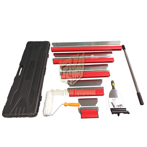 Outils de peinture ensemble de grattoir de couteau à mastic rouge ensemble de lames d'écrémage de cloisons sèches - Product Image 4