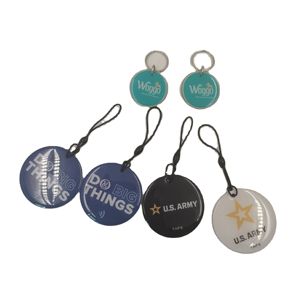 Llavero de Epoxy de Doble Cara con Tamaño Personalizado GSC, Etiqueta NFC de 13.56mhz para Mascotas, Código QR, Escaneo, Codificación, URL - Product Image 4