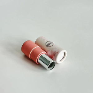 Envase cilíndrico de cartón ecológico, impreso a todo color, en color rosa, tipo tubo de papel grande, caja redonda, tubo de papel extensible. - Product Image 3