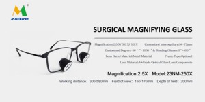 Lupas Dentales TTL con Aumento de 23NM-250X, Lupa Dental Ajustable <span class=keywords><strong>para</strong></span> Uso Quirúrgico 2.5x - Product Image 6