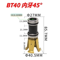 Pince de serrage pour broche CNC BT30/BT40/BT50 |   Accessoires pour machines-outils CNC industrielles à 4 pâles