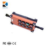 Télécommande à bouton-poussoir pour palan électrique industriel F21-E1B 12V avec code fixe/apprentissage, étanche IP65, portée 150m