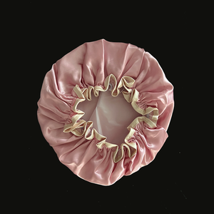 <span class=keywords><strong>Precio</strong></span> sorpresa Pelo Largo reutilizable doble capa impermeable satén ducha pelo gorro <span class=keywords><strong>de</strong></span> <span class=keywords><strong>baño</strong></span> - Product Image 2