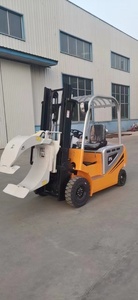 Xe nâng điện với kẹp giấy Con lăn fb25e 2500kg 4000mm Triplex mast bên Shifter 80V 205ah pin lithium - Product Image 2