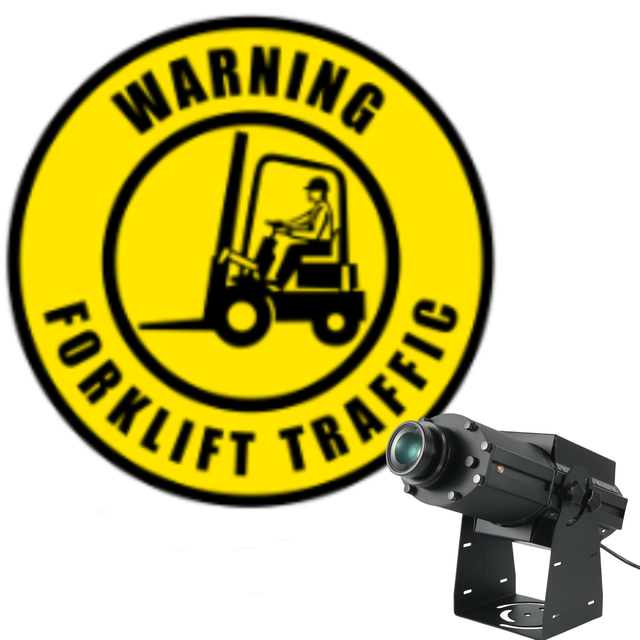 LED IP65 7200lm 30000lm AC 110V-220V 80W 150W 240W 300W 350W Gobo Projector Customizable Image Virtual Sign Floor Warning Logo