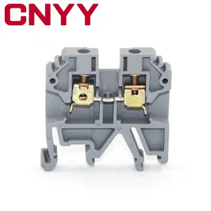 CNYY JAX o SAK morsettiera terminale di tensione rail blocco Kaki o Grigio 2.5EN 4EN 6EN 10EN 16EN 25EN 35EN morsettiera WDU