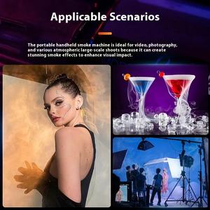 ポータブル30W手持ち式スモークマシンリモコンプラスチックフォガー屋外イベントパーティーステージエフェクト写真 - Product Image 6