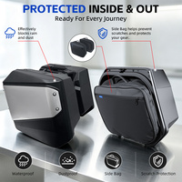 Valise latérale de rangement 33L+30L exclusive pour moto Honda NC750X, boîte à bagages latérale à dégagement rapide, directement de l'usine avec kit de montage