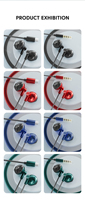 HiFi Stereo Bass 3.5mm Écouteurs filaires avec microphone Écouteurs filaires pour jeux et voyages Écouteurs intra-auriculaires à réduction de bruit