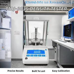 MDJ-303S 고정밀 밀도 저울 순도 측정기 정확도 0.001g 은 금 <span class=keywords><strong>24K</strong></span> 밀도계 NJBONITALAB 110-240V - Product Image 2