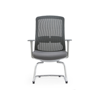 Chaises de visiteur de bureau de maille de spécifications de meubles de visite de bureau de haute qualité sans chaise de visiteur de roues