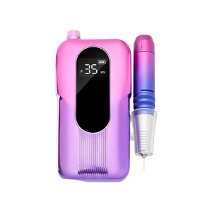 Machine à retirer le vernis à ongles électrique, moteur sans balais, 35000 tr/min, rechargeable, portable, en plastique, outil de beauté pour la manucure - Product Image 2
