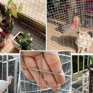 Fabrika doğrudan tedarik sağlam dayanıklı 25*25mm sıcak daldırma galvanizli hayvan kafesi kaynaklı örgü üniforma örgü delik kesme çiftlik çiti - Product Image 5