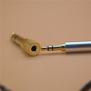 6.35mm Male To 3.5mm Female Audio <b>Adapter</b> <b>Plug</b> Gold Plated Connector - Product Image 2