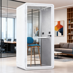 모델폰 방음 부스 맞춤 제작 가능, 사무실 이동식 공유 전화 부스, 방음 부스, 방음실 - Product Image 3