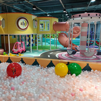 Aire de jeux intérieure pour enfants Castle Maccarron Airplane, équipement de jeux pour enfants