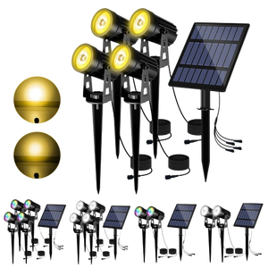 Projecteur solaire LED extérieur 3000K/6000K/RGB, éclairage de jardin, IP65 étanche, alimentation murale, FX-SOSG017, lumière solaire LED FX-SOSG017 - Product Image 1