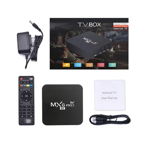 Dispositivo de TV inteligente MXG PRO, decodificador personalizado de alta calidad, 1GB, 8GB, 2GB, 16GB, RK3229, WIFI 5G, Android, 4K