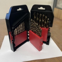 Jeu de 29 forets hélicoïdaux HSS M35 de qualité industrielle OEM, 5% Cobalt, finition ambrée, pour métaux durs et acier inoxydable