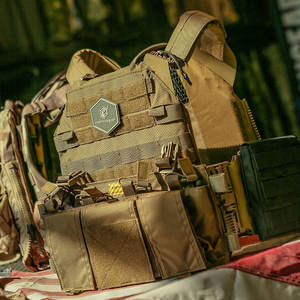 Gilet tattico a sgancio rapido in Nylon diretto in Cordura 500D con strumento tattico mimetico con piastra da combattimento - Product Image 5