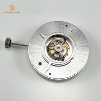 Mouvement de montre mécanique automatique de haute qualité avec tourbillon central précis, mécanisme de montre squelette, fabricant OEM personnalisé