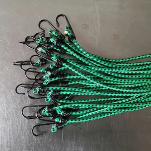 YOUME 1.5M Corde à bagages élastique <span class=keywords><strong>pour</strong></span> vélo avec crochets Sangle de porte-vélo <span class=keywords><strong>pour</strong></span> une fixation sécurisée - Product Image 2