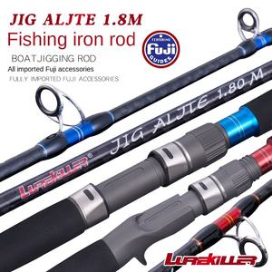 <span class=keywords><strong>Caña</strong></span> <span class=keywords><strong>de</strong></span> <span class=keywords><strong>Pescar</strong></span> Lurekiller Japan FUJI South Oil Carbon Quick Draw para Pesca <span class=keywords><strong>de</strong></span> Arrastre, 1.8 m, PE4-8, Mango Recto, para Pesca con Señuelos - Product Image 2