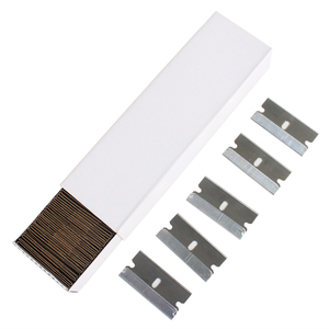 Raizi - 100 Cuchillas de Repuesto de un Solo Filo para Eliminar Adhesivos Excesivos, Películas Antiguas y Pegamento, Herramientas de Bricolaje - Product Image 1